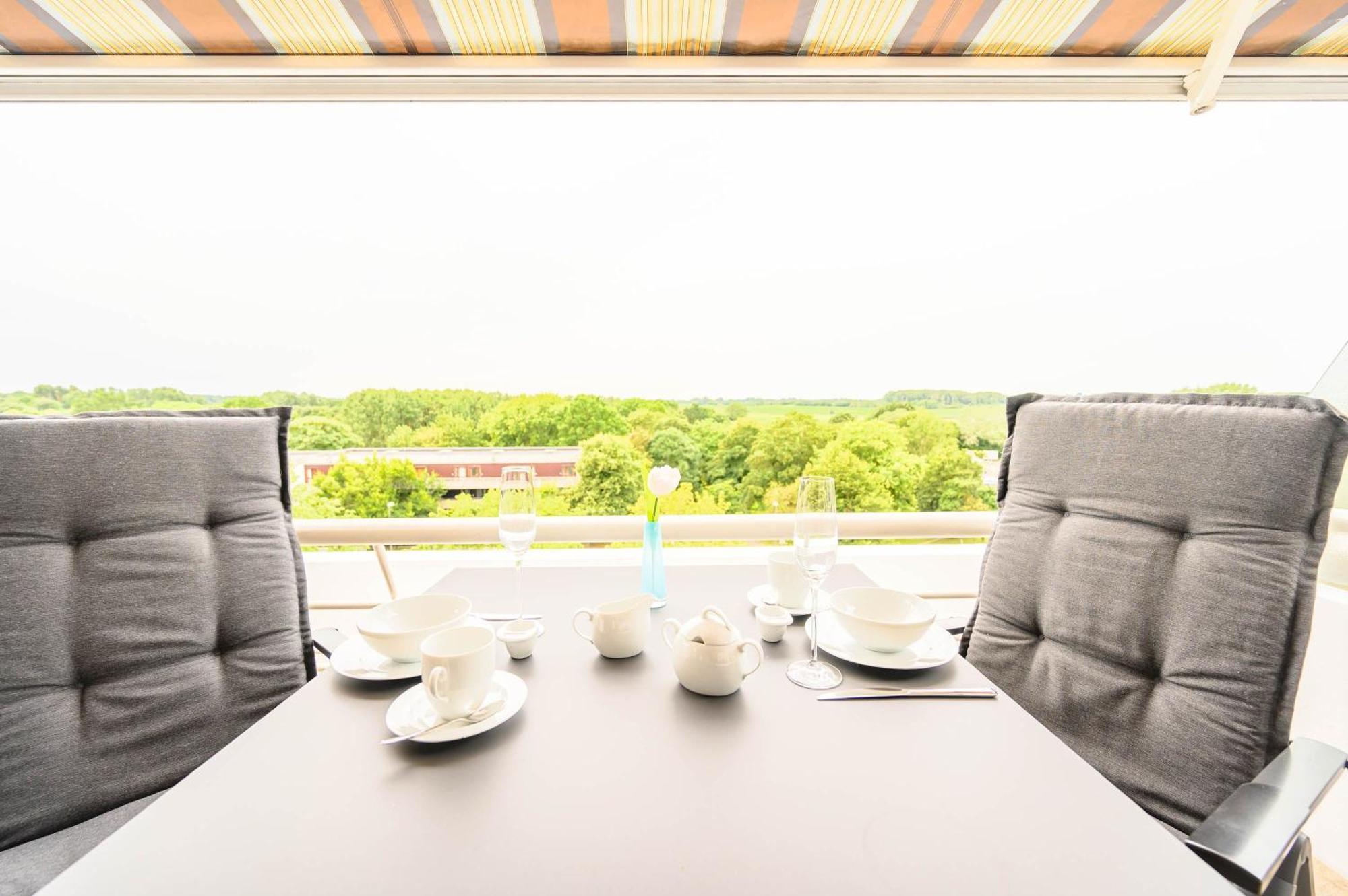 Ferienwohnung Oberdeck Schilksee Buitenkant foto
